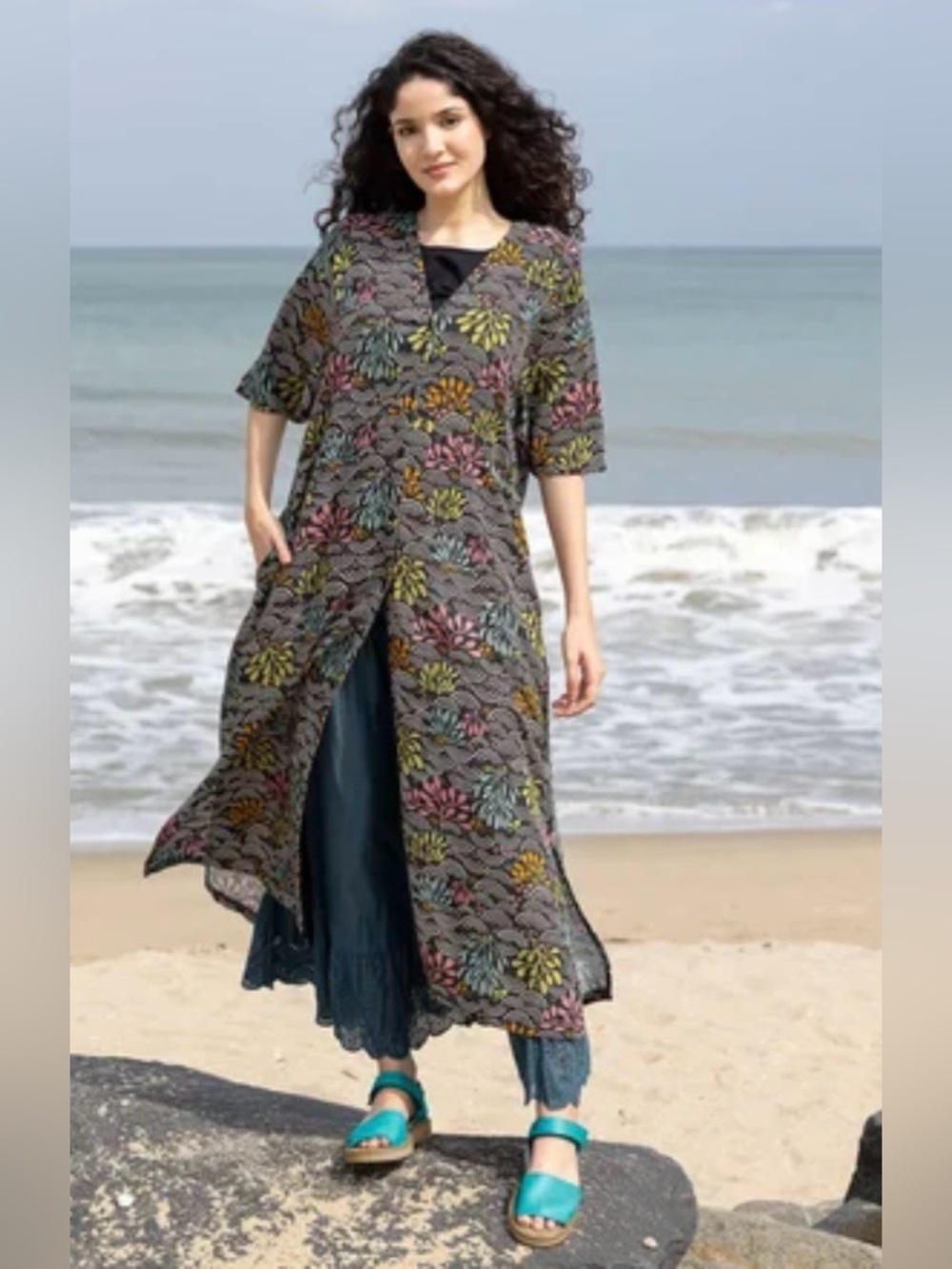 Gudrun Sjoden Pearl Woven linen/viscose Dress
Size XXL